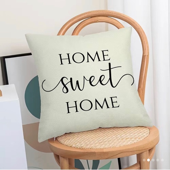 4pcs, Family & Home Throw Pillowcase Linen Cushion Cover For Living Room B12 - Picture 5 of 5